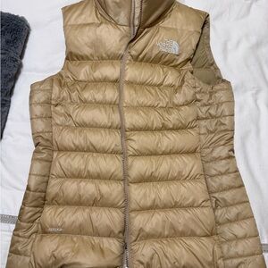 The North Face Women's Beige Puffer Vest
